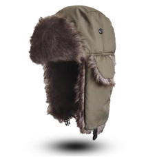 FTP Fishing Wax Cotton Trapper Cold Weather Hat