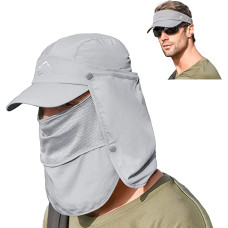 Fishing Hat for Men Women with Removable Flap Cover