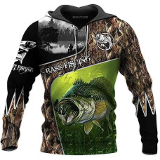 3D Bass Fishing Sweatshirt